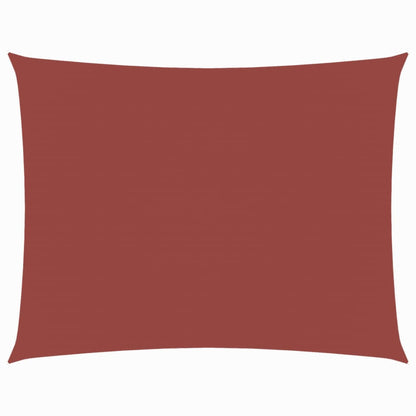 Parasole a Vela Oxford Rettangolare 4x5 m Terracotta