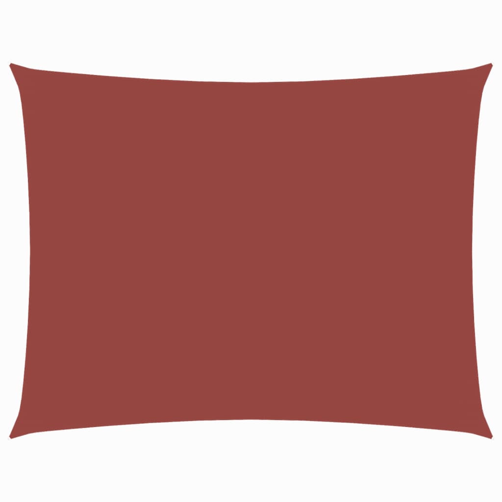 Parasole a Vela Oxford Rettangolare 5x6 m Terracotta