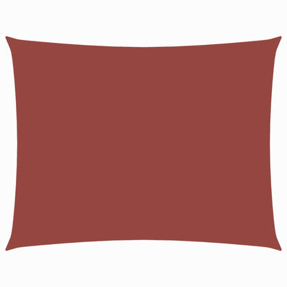Parasole a Vela Oxford Rettangolare 5x6 m Terracotta