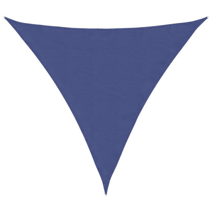 Parasole a Vela Oxford Triangolare 3x3x3 m Blu