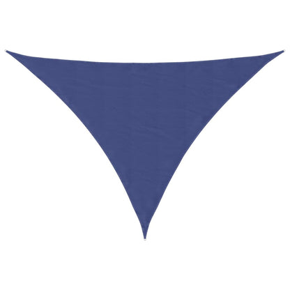 Parasole a Vela Oxford Triangolare 5x5x6 m Blu