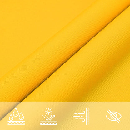 Parasole a Vela Oxford Rettangolare 2x5 m Gialla