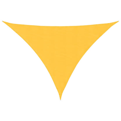 Parasole a Vela Oxford Triangolare 4x5x6,4 m Giallo