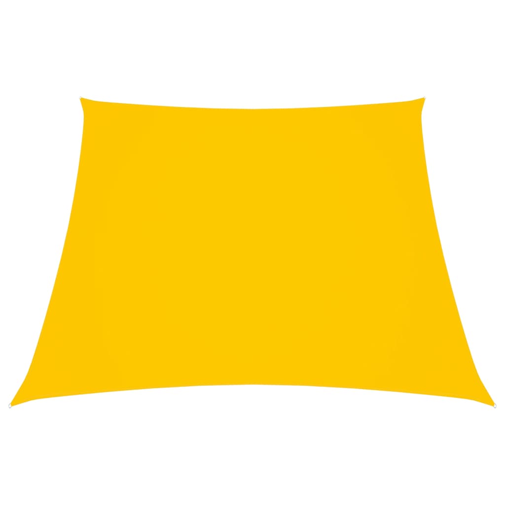 Parasole a Vela in Tela Oxford a Trapezio 2/4x3 m Giallo