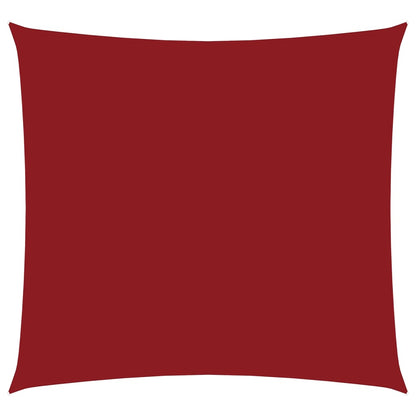 Vela Parasole in Tela Oxford Quadrata 2,5x2,5 m Rossa