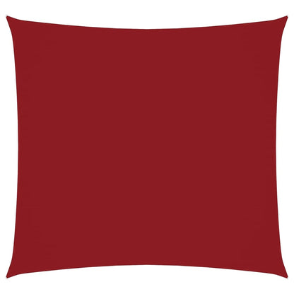 Parasole a Vela in Tela Oxford Quadrata 7x7 m Rosso