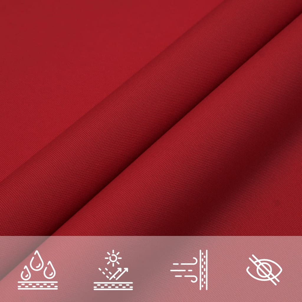 Parasole a Vela Oxford Rettangolare 2x3,5 m Rosso