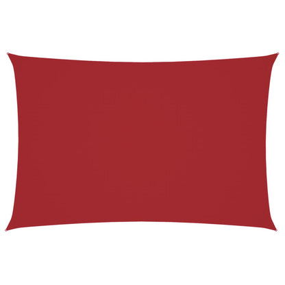 Parasole a Vela Oxford Rettangolare 2x4 m Rosso