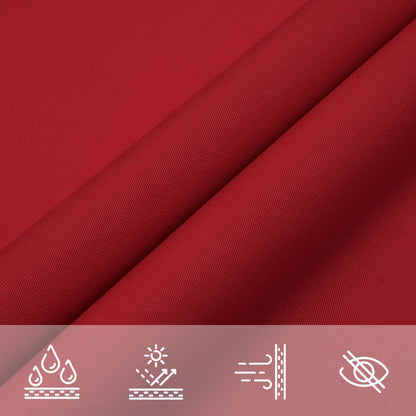 Parasole a Vela Oxford Rettangolare 2x4 m Rosso