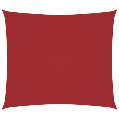 Parasole a Vela Oxford Rettangolare 2,5x3 m Rosso