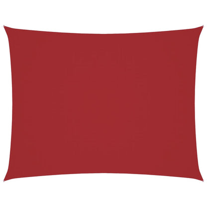 Parasole a Vela Oxford Rettangolare 2,5x3,5 m Rosso