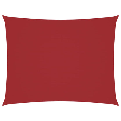 Parasole a Vela Oxford Rettangolare 3x4 m Rosso