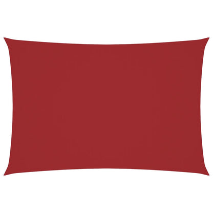 Parasole a Vela Oxford Rettangolare 3x6 m Rosso