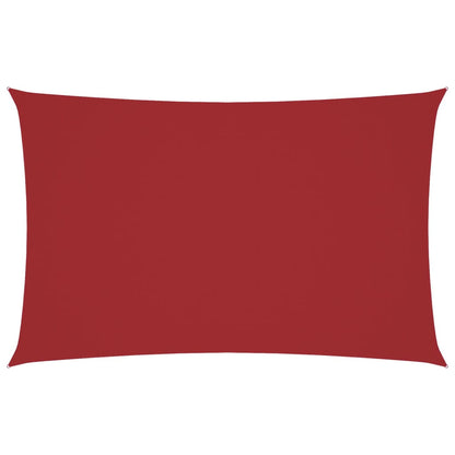 Parasole a Vela Oxford Rettangolare 4x7 m Rosso