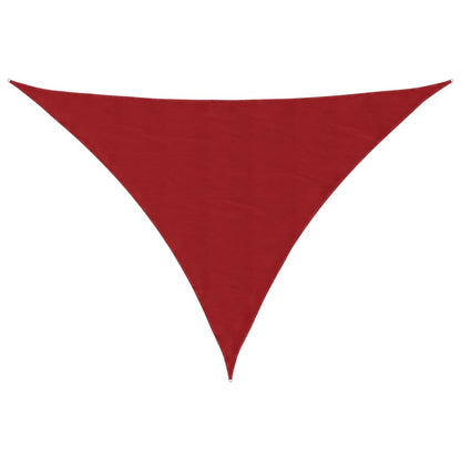 Parasole a Vela Oxford Triangolare 2,5x2,5x3,5 m Rosso