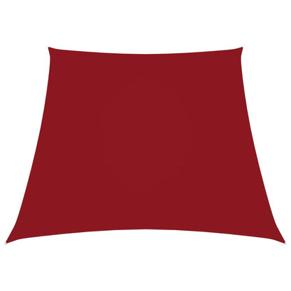 Parasole a Vela in Tela Oxford a Trapezio 2/4x3 m Rosso