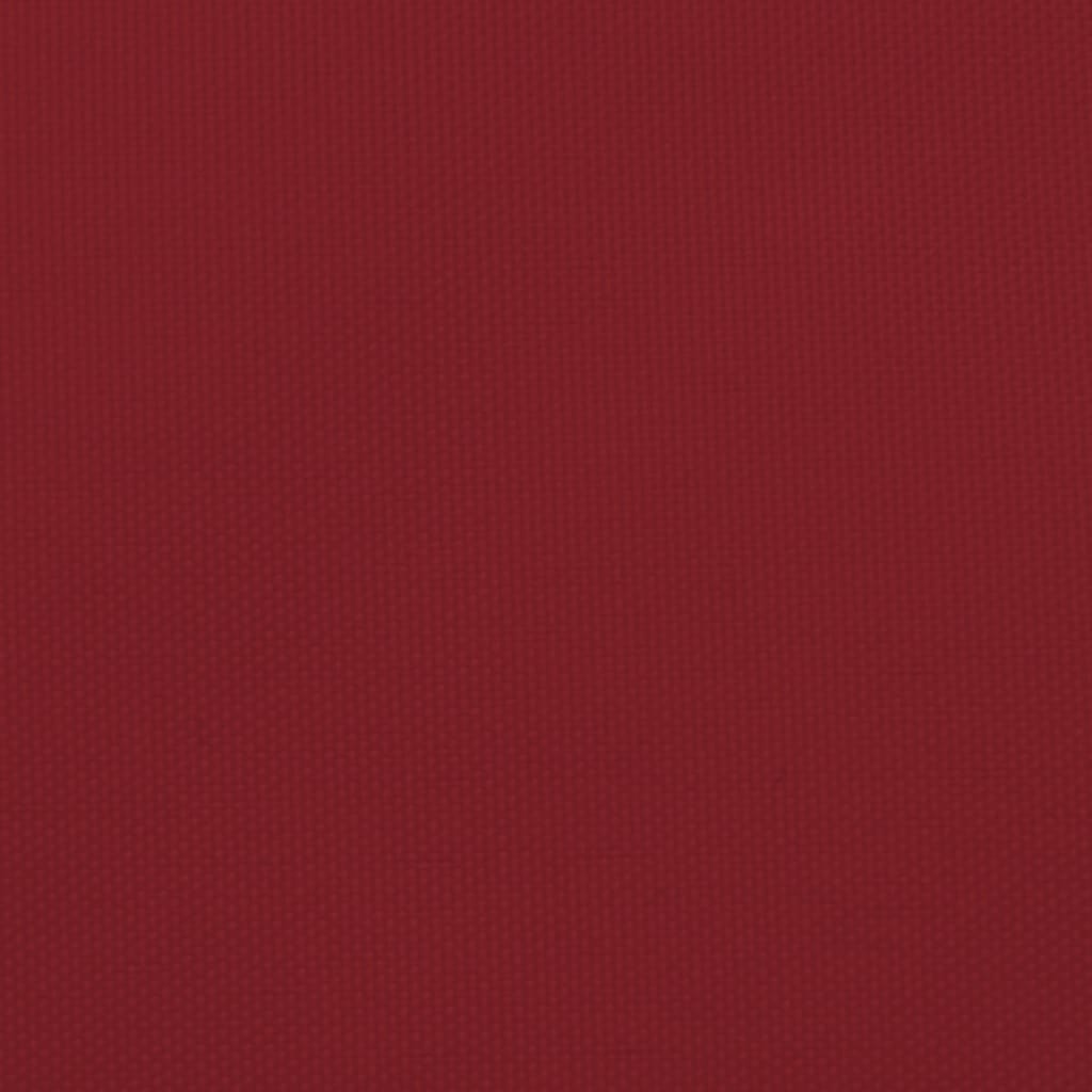 Parasole a Vela in Tela Oxford a Trapezio 2/4x3 m Rosso
