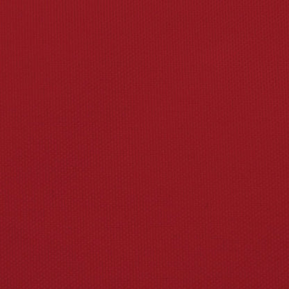 Parasole a Vela in Tela Oxford a Trapezio 2/4x3 m Rosso