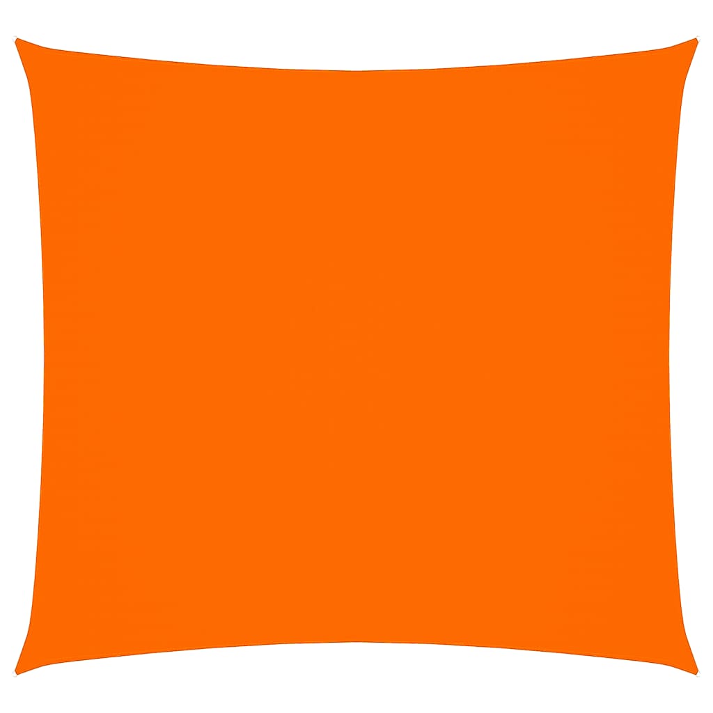 Parasole a Vela in Tela Oxford Quadrata 3x3 m Arancione