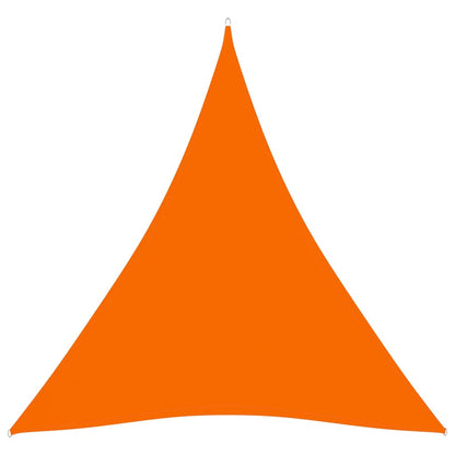 Parasole a Vela Oxford Triangolare 3,6x3,6x3,6 m Arancione