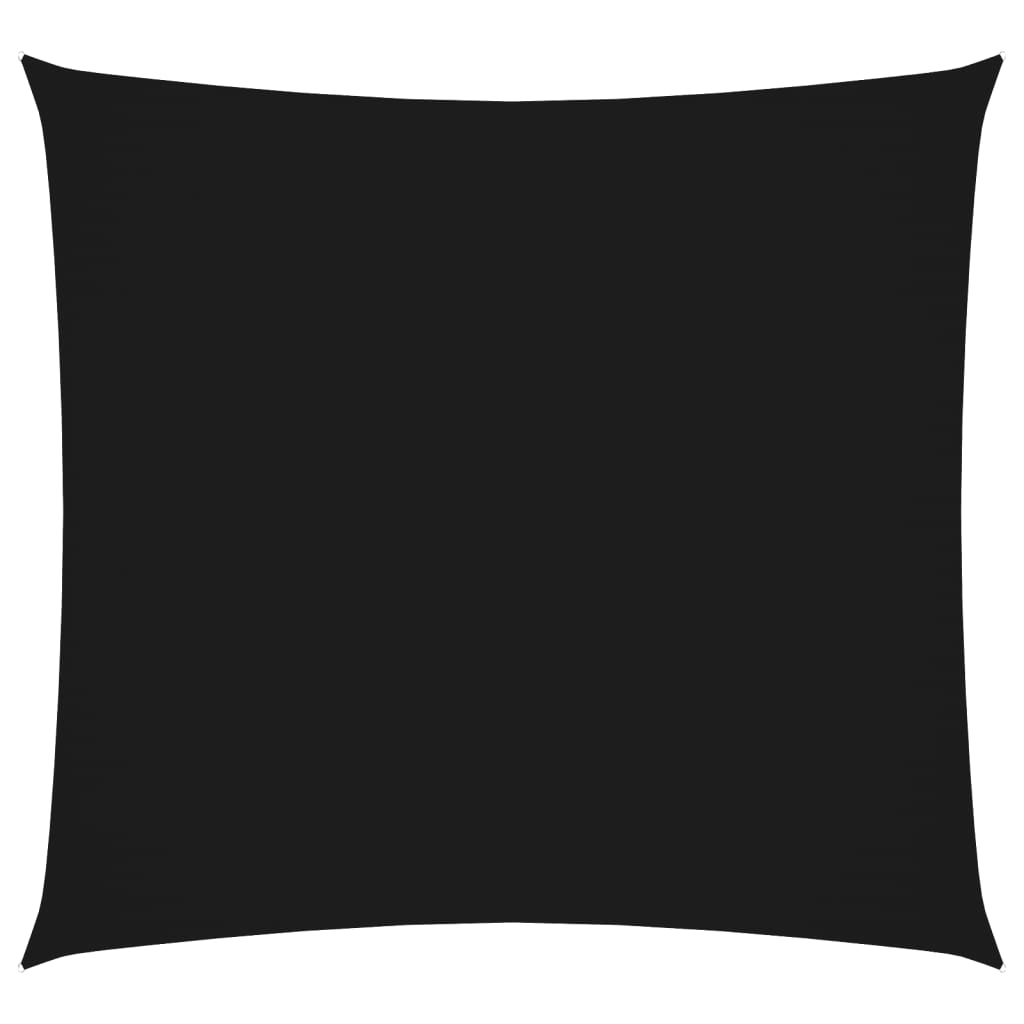 Vela Parasole in Tela Oxford Quadrata 3,6x3,6 m Nera
