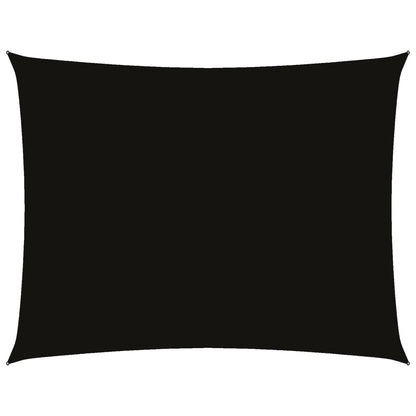 Parasole a Vela Oxford Rettangolare 2x3,5 m Nero