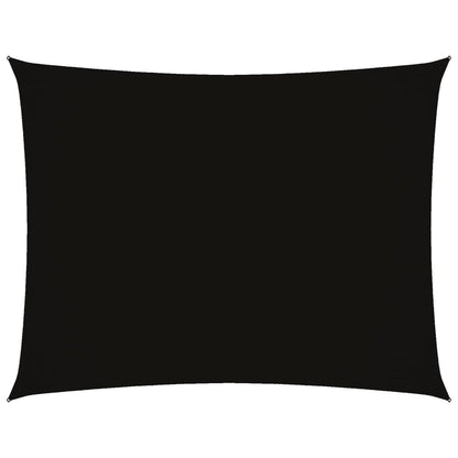 Parasole a Vela Oxford Rettangolare 2,5x3,5 m Nero