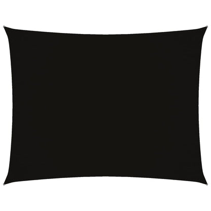 Parasole a Vela Oxford Rettangolare 2,5x4 m Nero