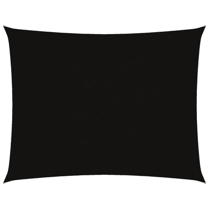 Parasole a Vela Oxford Rettangolare 3x4 m Nero