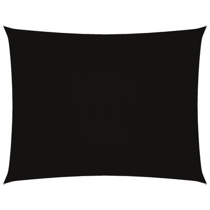 Parasole a Vela Oxford Rettangolare 3,5x5 m Nero