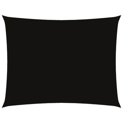 Parasole a Vela Oxford Rettangolare 4x5 m Nero