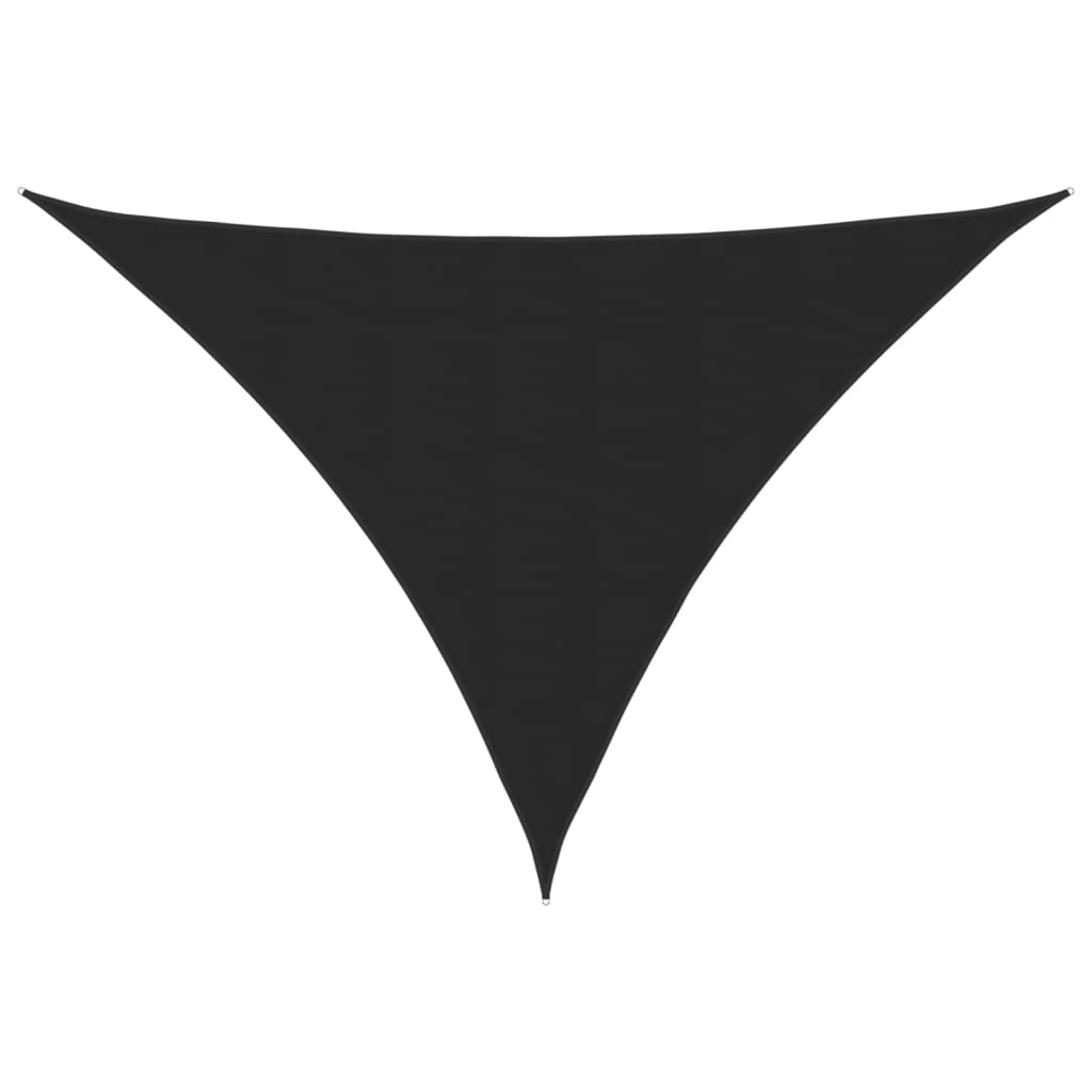 Parasole a Vela Oxford Triangolare 2,5x2,5x3,5 m Nero