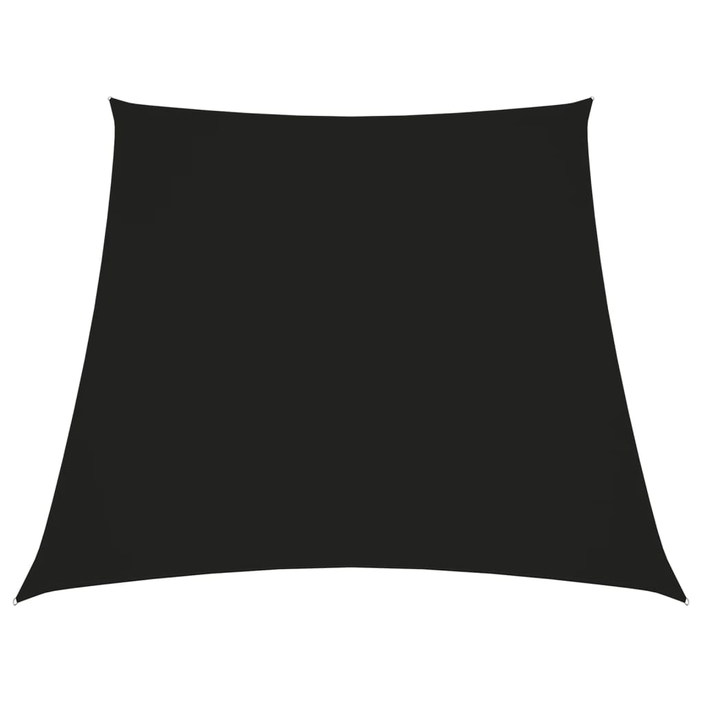 Parasole a Vela in Tela Oxford a Trapezio 3/5x4 m Nero