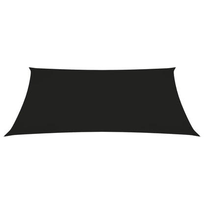 Parasole a Vela in Tela Oxford a Trapezio 3/5x4 m Nero