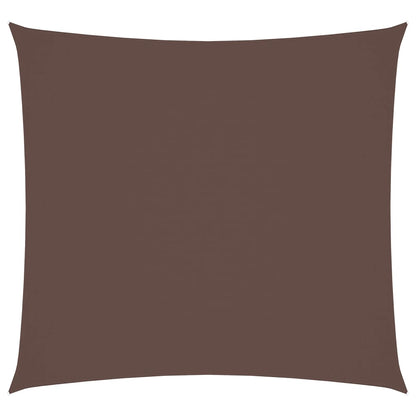 Vela Parasole in Tessuto Oxford Quadrata 3,6x3,6 m Marrone