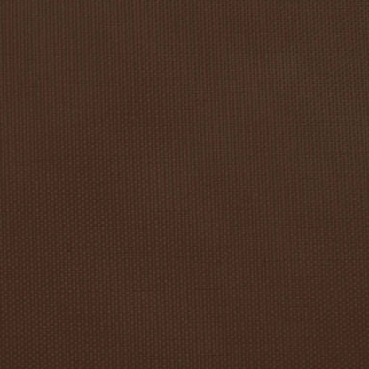 Parasole a Vela in Tela Oxford a Trapezio 2/4x3 m Marrone