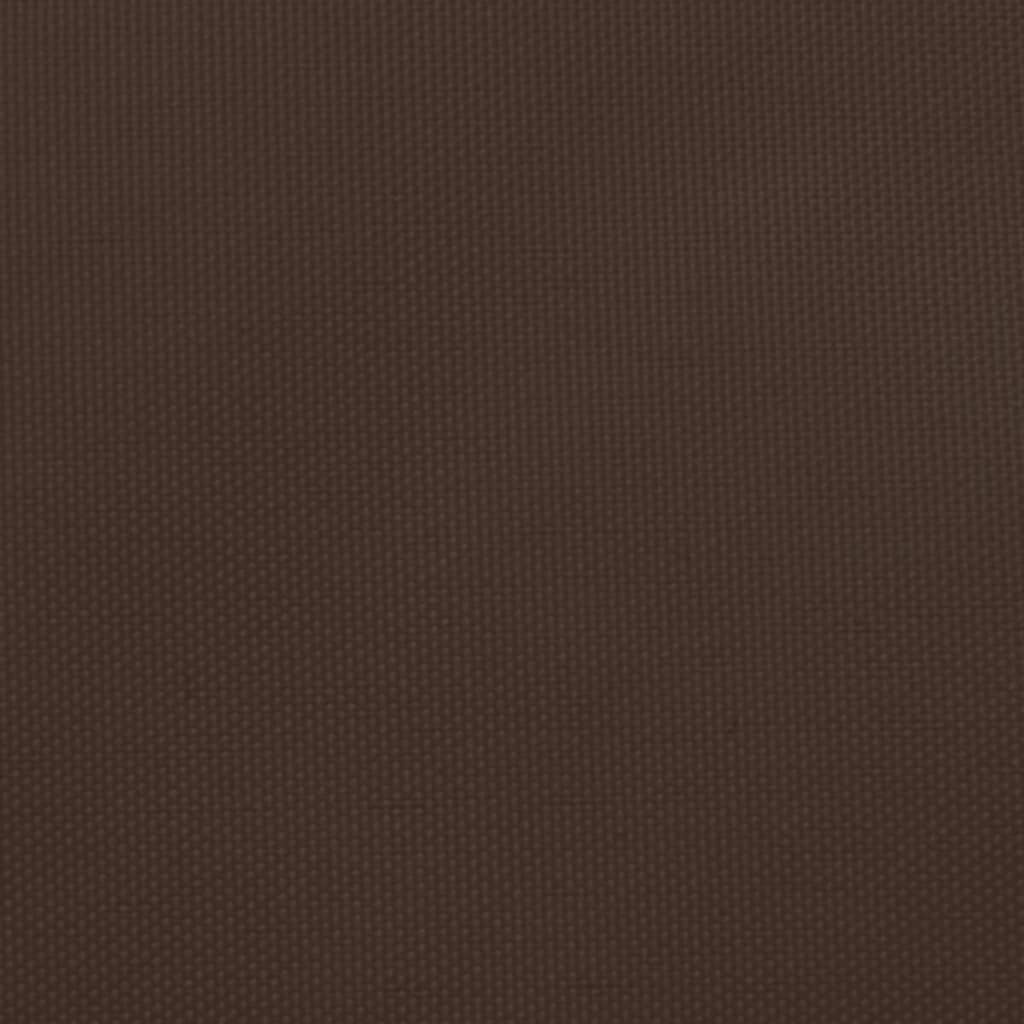 Parasole a Vela in Tela Oxford a Trapezio 3/5x4 m Marrone