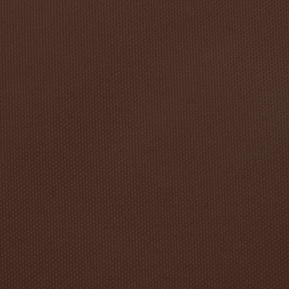 Parasole a Vela in Tela Oxford a Trapezio 3/5x4 m Marrone