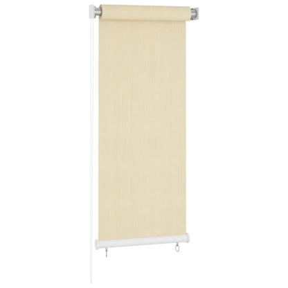 Tenda a Rullo per Esterni Crema 60x140 cm in HDPE