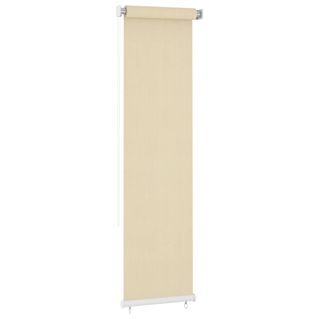 Tenda a Rullo per Esterni Crema 60x230 cm in HDPE