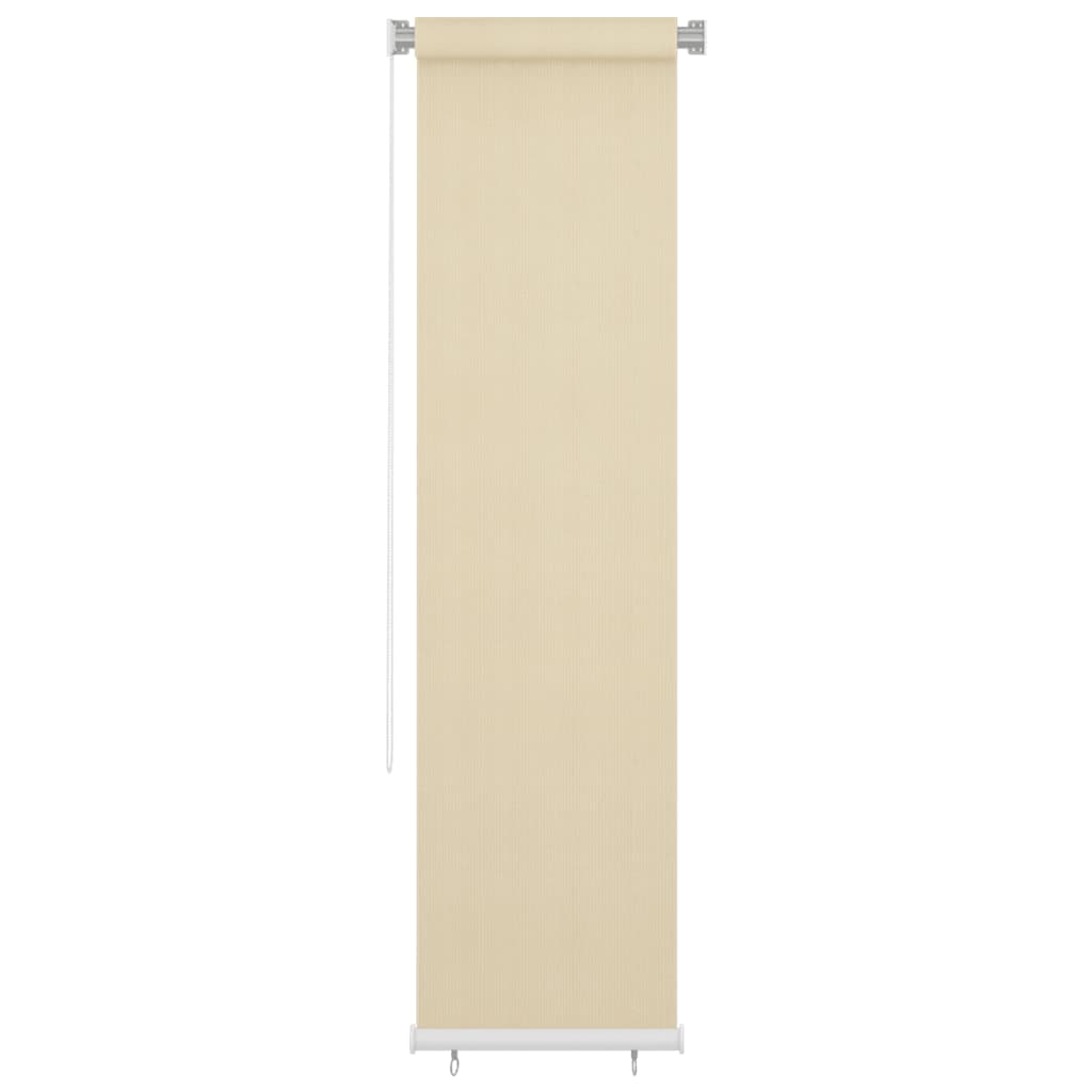 Tenda a Rullo per Esterni Crema 60x230 cm in HDPE