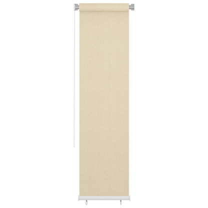 Tenda a Rullo per Esterni Crema 60x230 cm in HDPE
