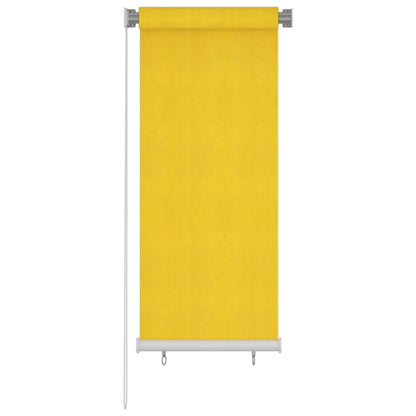 Tenda a Rullo per Esterni 60x140 cm Gialla HDPE