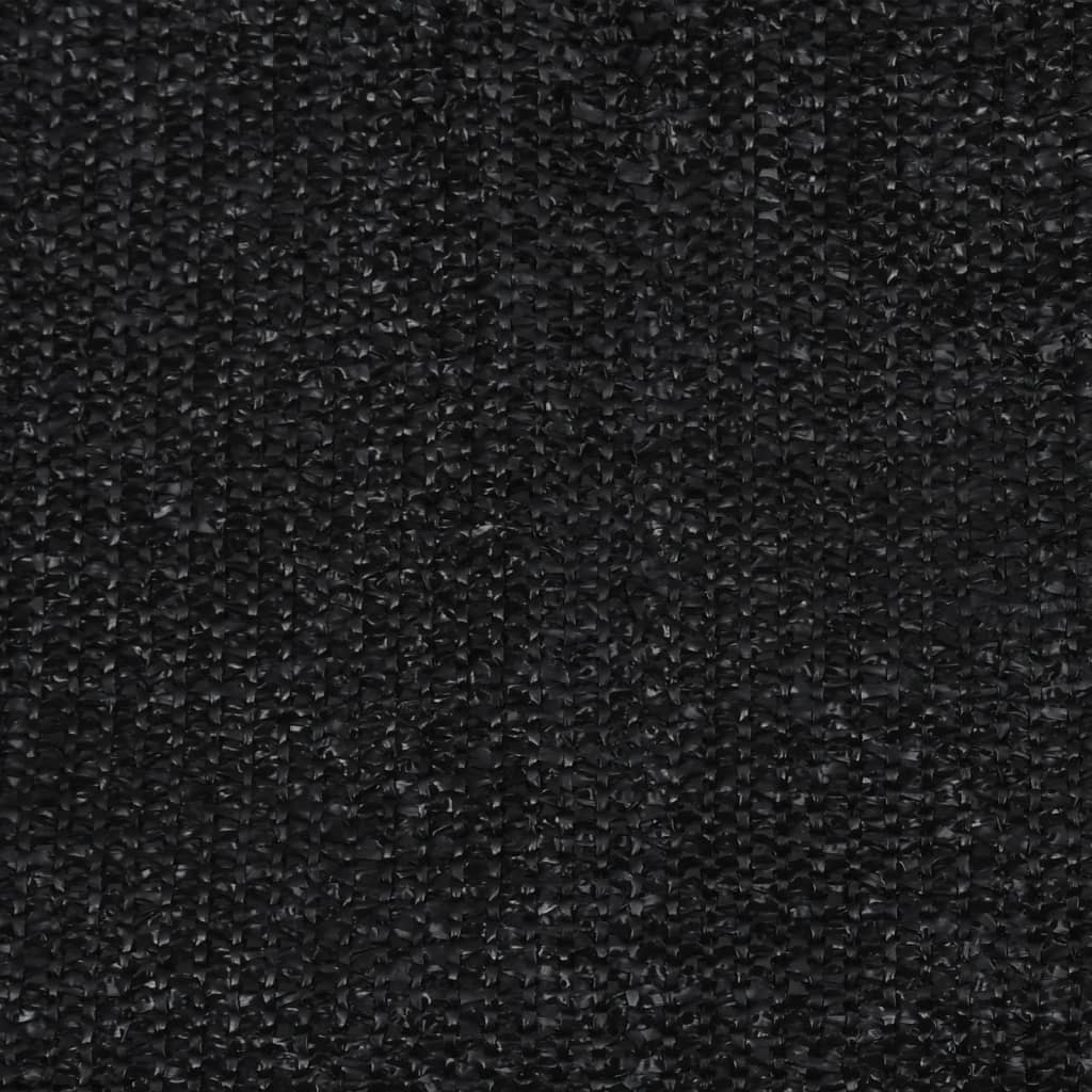 Tenda a Rullo per Esterni 100x140 cm Nera
