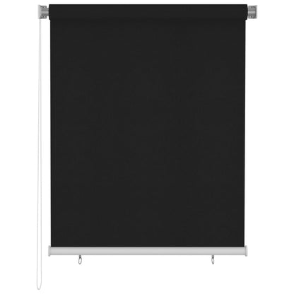 Tenda a Rullo per Esterni 120x140 cm Nera