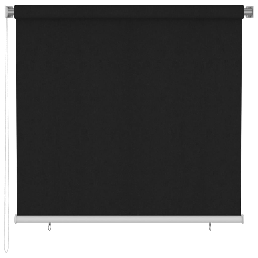Tenda a Rullo per Esterni 160x140 cm Nera