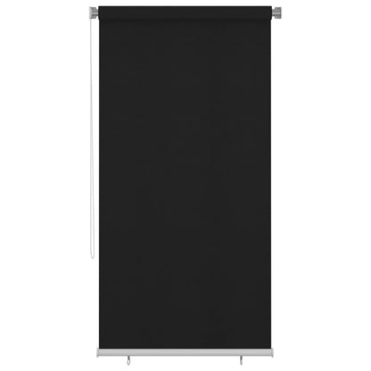 Tenda a Rullo per Esterni 120x230 cm Nera