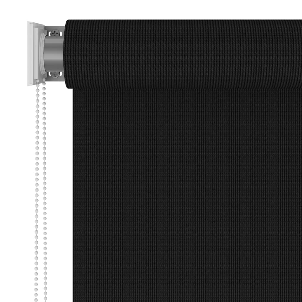 Tenda a Rullo per Esterni 160x230 cm Nera