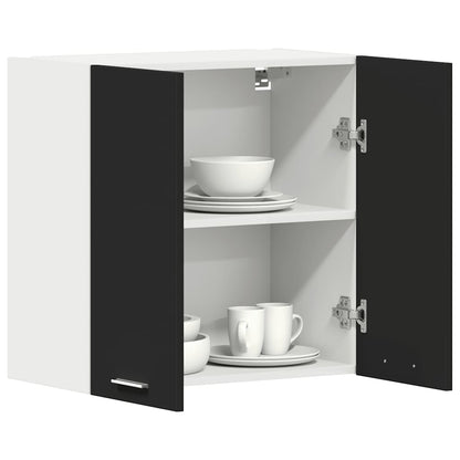 Mobile Pensile Nero 60x31x60 cm in Legno Multistrato