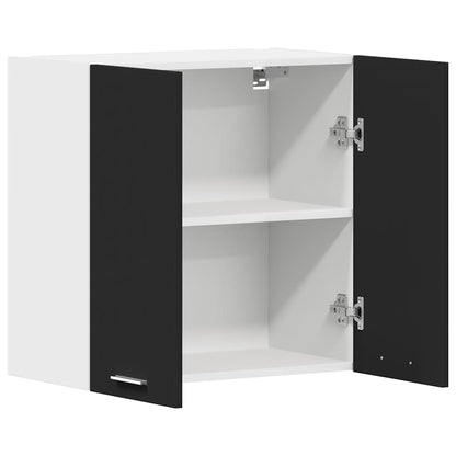 Mobile Pensile Nero 60x31x60 cm in Legno Multistrato